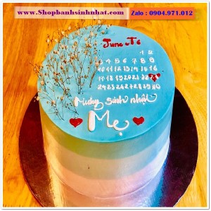 Bánh Sinh Nhật Cuốn Lịch - CL78